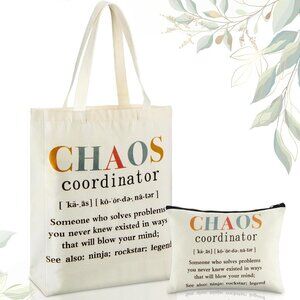 Makeup Bag & Tote - Chaos Coordinator Gift Set
